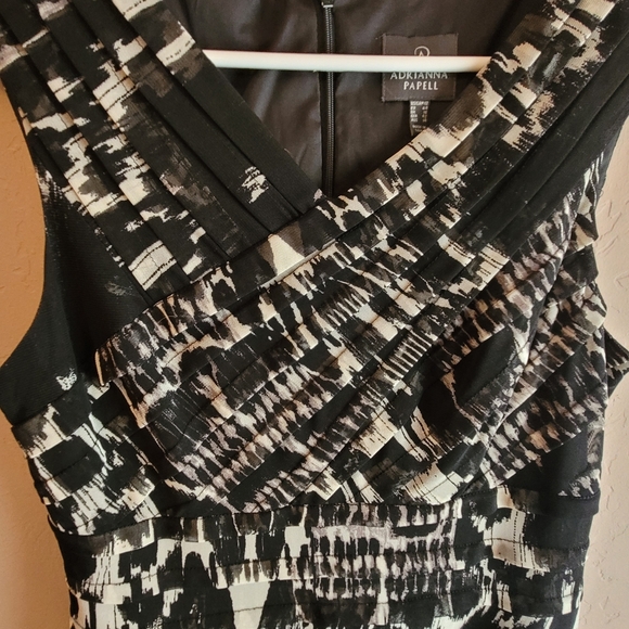 Stunning Adrianna Papell Dress Size 12 Like New - Picture 3 of 12